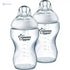 Tommee Tippee Natural Start Baby Bottles 340ml – 2-Pack Anti-Colic Feeding Bottles for Newborns & Infants – Soft Silicone Breast-Like Teat, Easy Latch, Milk Bottle for Babies – BPA-Free - Safqqa