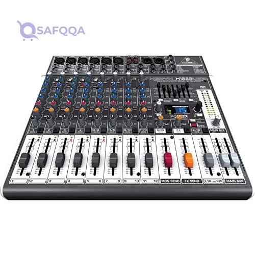 Behringer Xenyx 16-Input USB Audio Mixer with Effects (Damdg box) - Safqqa