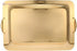 Almarjan Stainless Steel Serving Tray Gold -54.8L x 7.6W x 36.4H centimeters-Open Box - Safqqa
