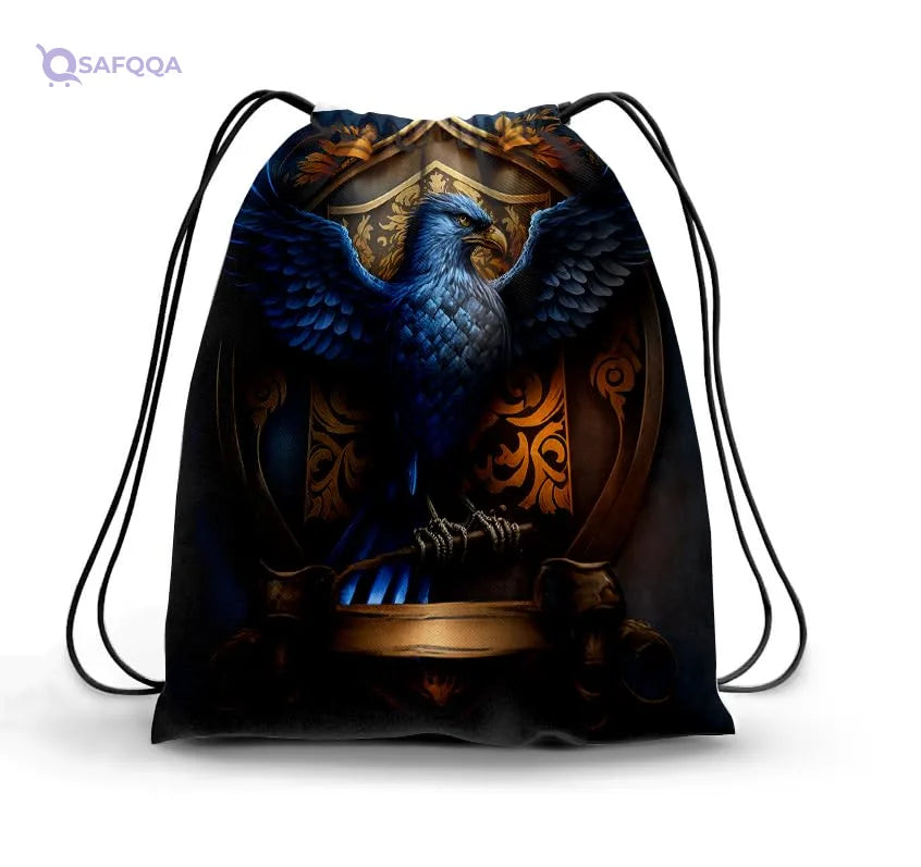 TAT DRAWSTRING BAG - 663, MultiColor, Large - Safqqa