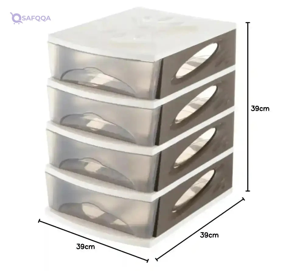 Bama Storage Box Set - 4-Pack, Green (Made in Italy) - Safqqa