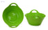 Mintra Home Plastic Bowls with Handles (1.8L Medium 2pk, Green) - Safqqa