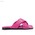 womens Wide Cross Strap Slippers Flip-Flop - Safqqa Egypt
