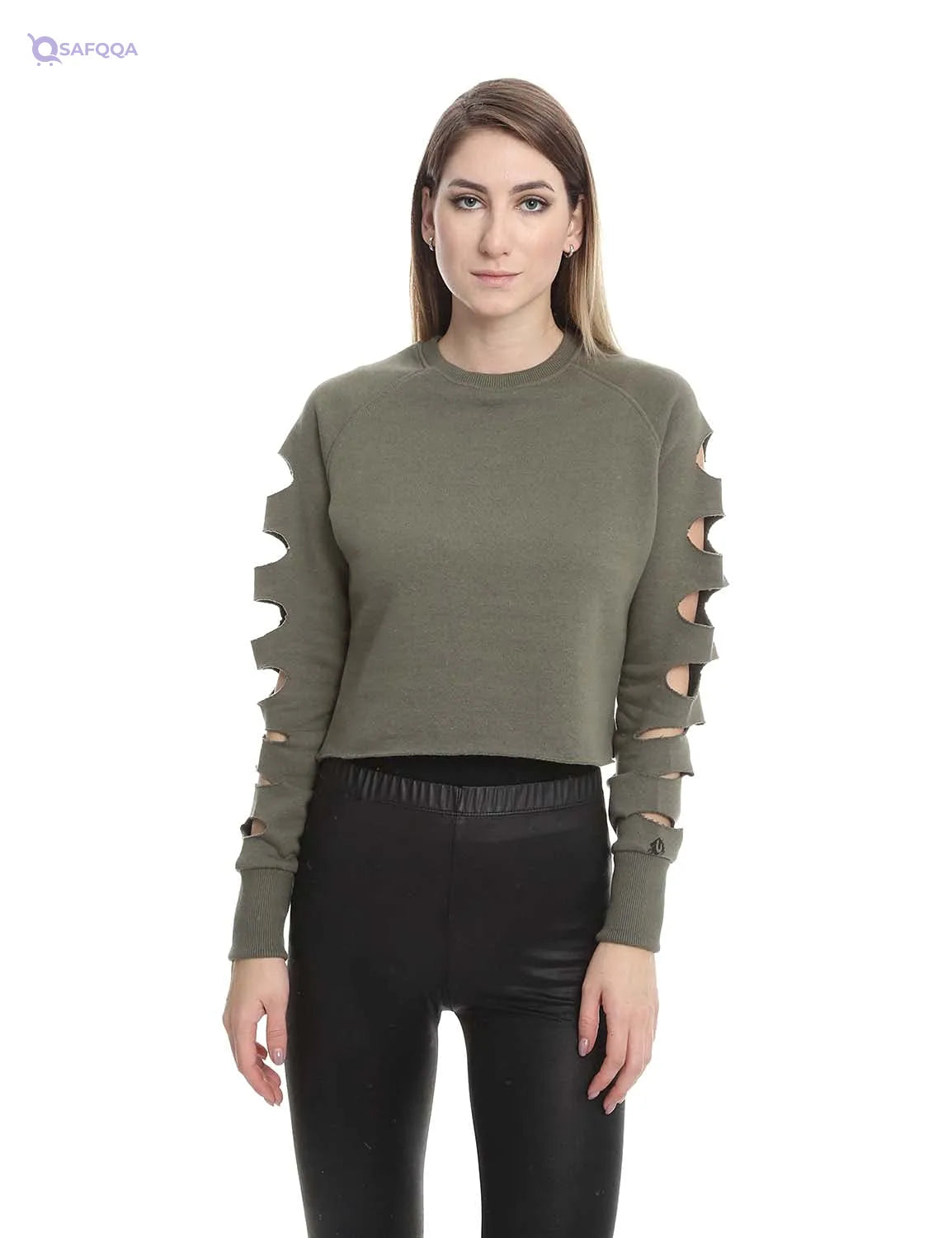 U Athleisure Sweatshirt for Women Soft and warm fabric - Safqqa