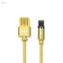 REMAX DATA CABLE RC-095I LIGHTNING CABLE 1M, GOLD - Safqqa Egypt