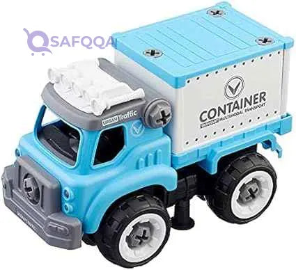 DIY Spatial Creativity City Squad Truck Building Blocks with Remote Control for Kids - Safqqa Egypt