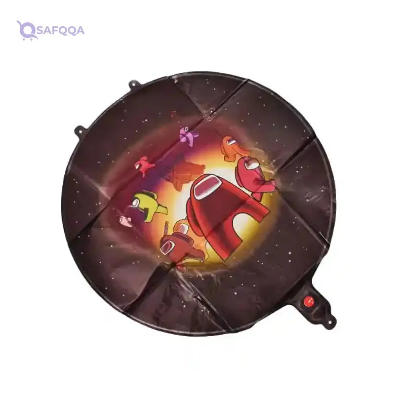 Foil Large Multiple Forms Balloons Air or Helium Fillable Birthday Party Decoration Set of 5 Pieces - Safqqa