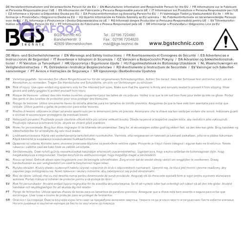 BGS 1761 Double Ring Spanner – 30x32mm, Open Type - Safqqa