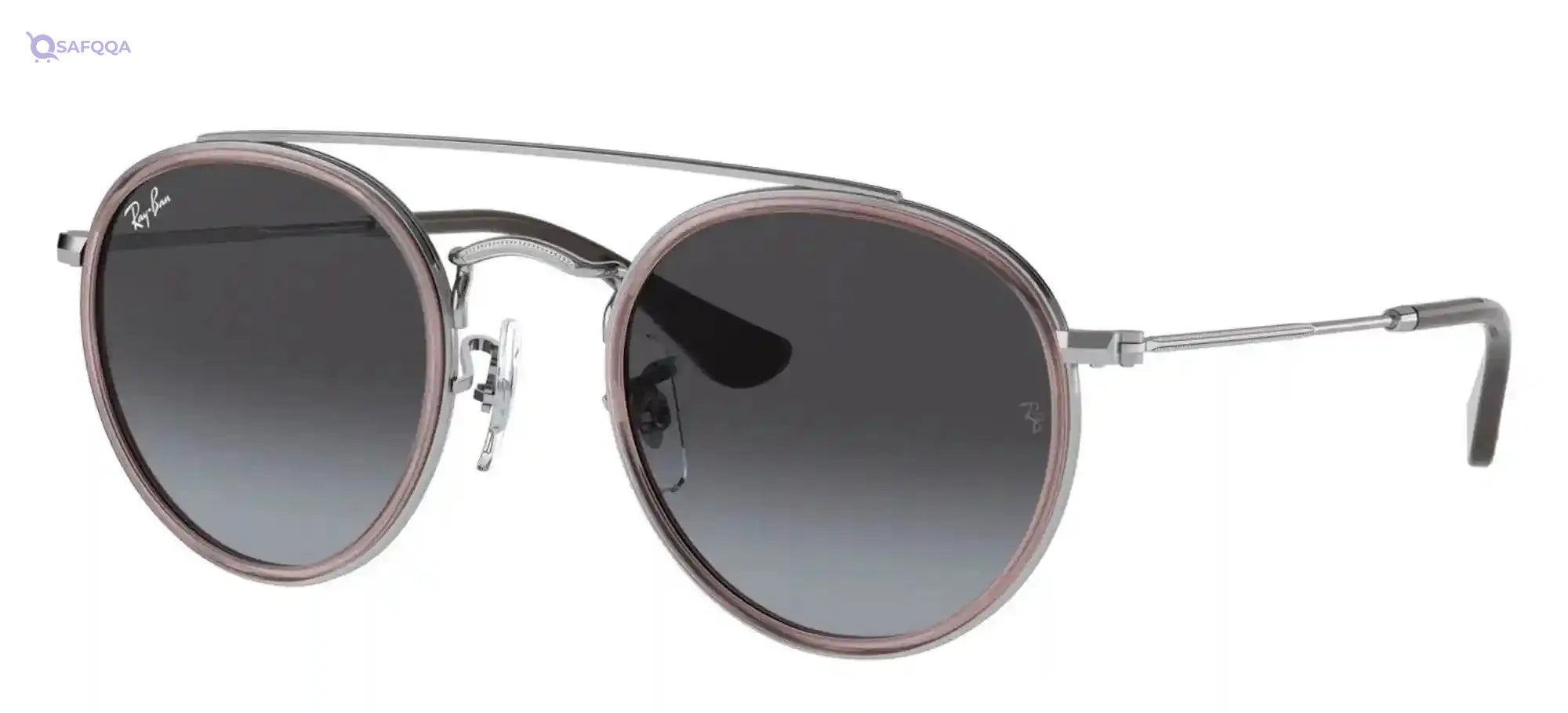 Ray-Ban Kids' RJ9647S Metal Round Sunglasses – Transparent - Safqqa