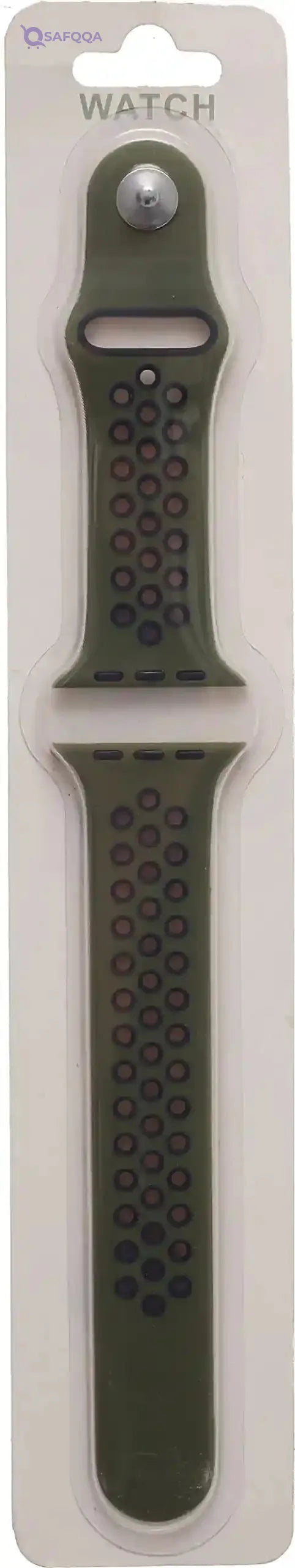 Silicone Breathable Smart Watch Strap with Holes for Smart Watch 38/40 MM - Safqqa Egypt