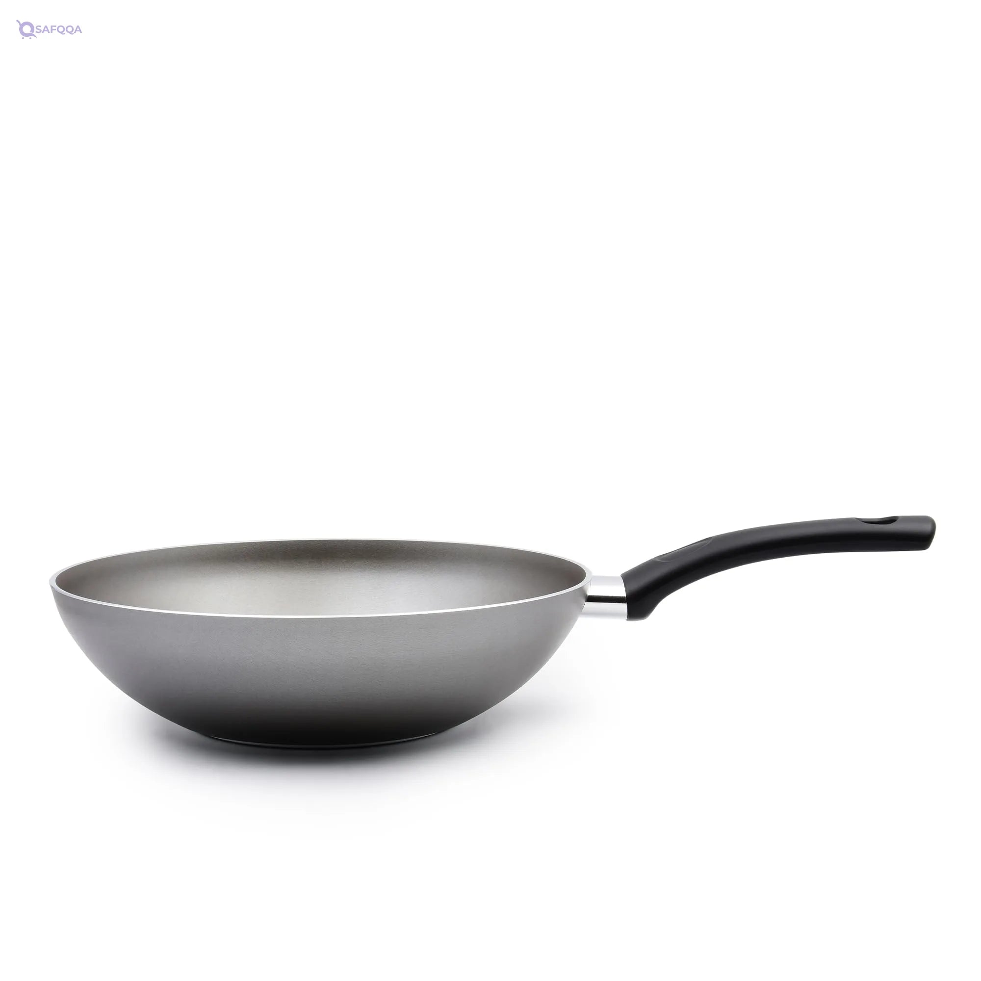 Celar Frying Pan Aluminum , 28 cm ,Grey - Safqqa