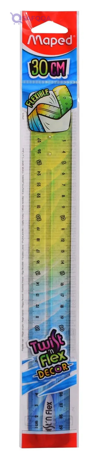 Maped  Ruler 30 Cm Durable and break-resistant design - Safqqa