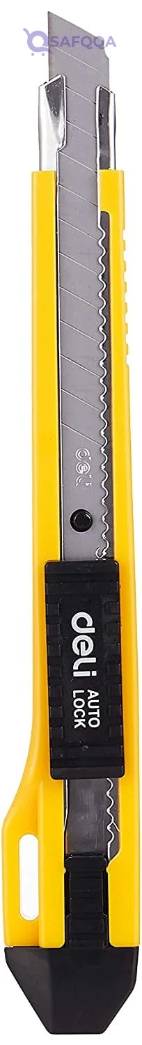 Deli Auto Lock Cutter with Breakable Blade - Safqqa