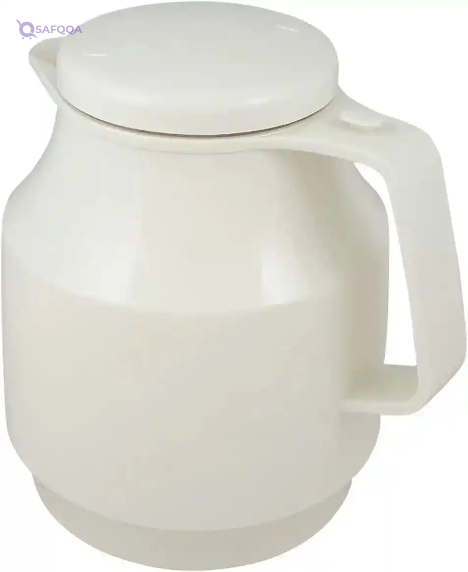 Helios Tea Boy Vacuum Jug White 1 Litre- Damage Box - Have Scratches - Safqqa Egypt