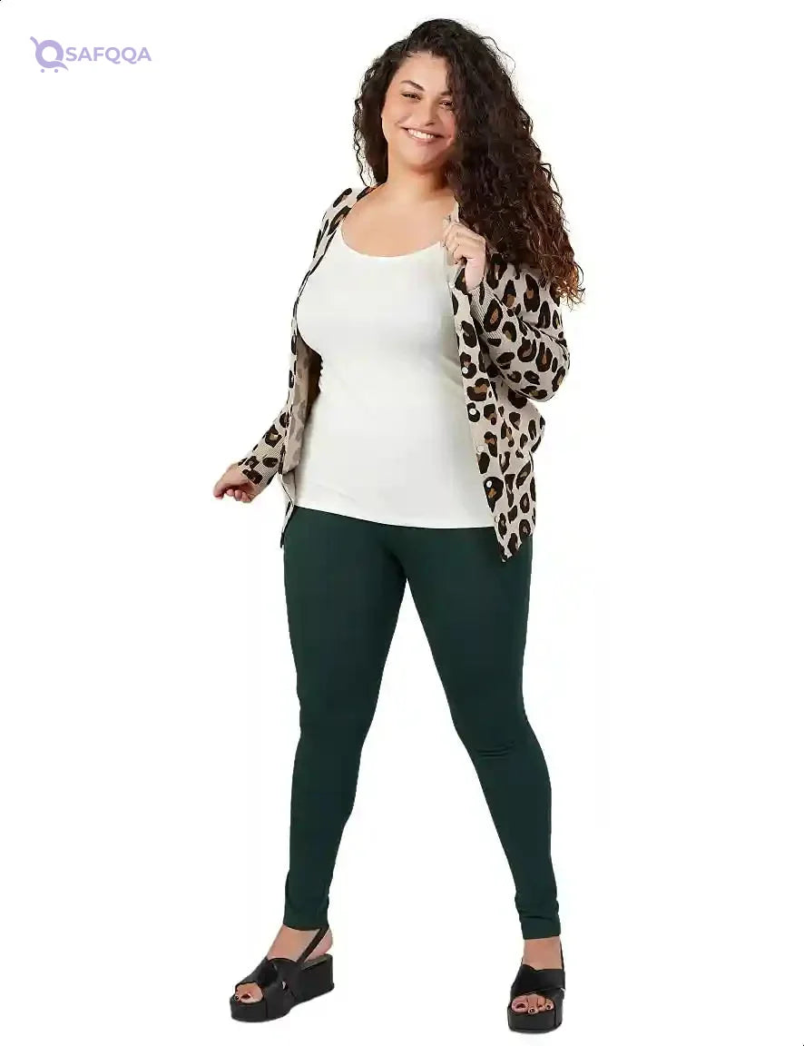 Splash Elastic Waist Legging For Women,Elastic waistband provides a secure, comfortable fit that adapts to your shape. - Safqqa