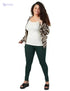 Splash Elastic Waist Legging For Women,Elastic waistband provides a secure, comfortable fit that adapts to your shape. - Safqqa