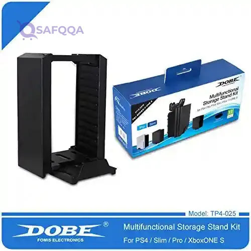 Dobe TP4-025 Multifunctional Disk Storage Stand Kit with DS4 Controller Charging Dock - Safqqa
