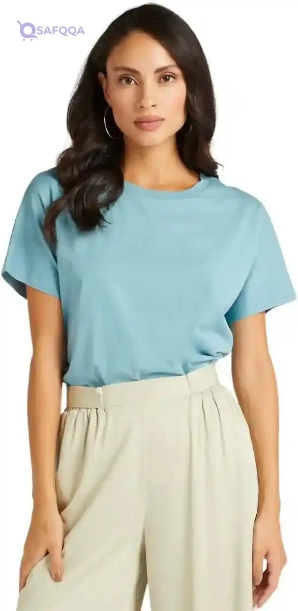 Splash Basic T-Shirts For Women Easy to mix and match with different outfits. - Safqqa Egypt