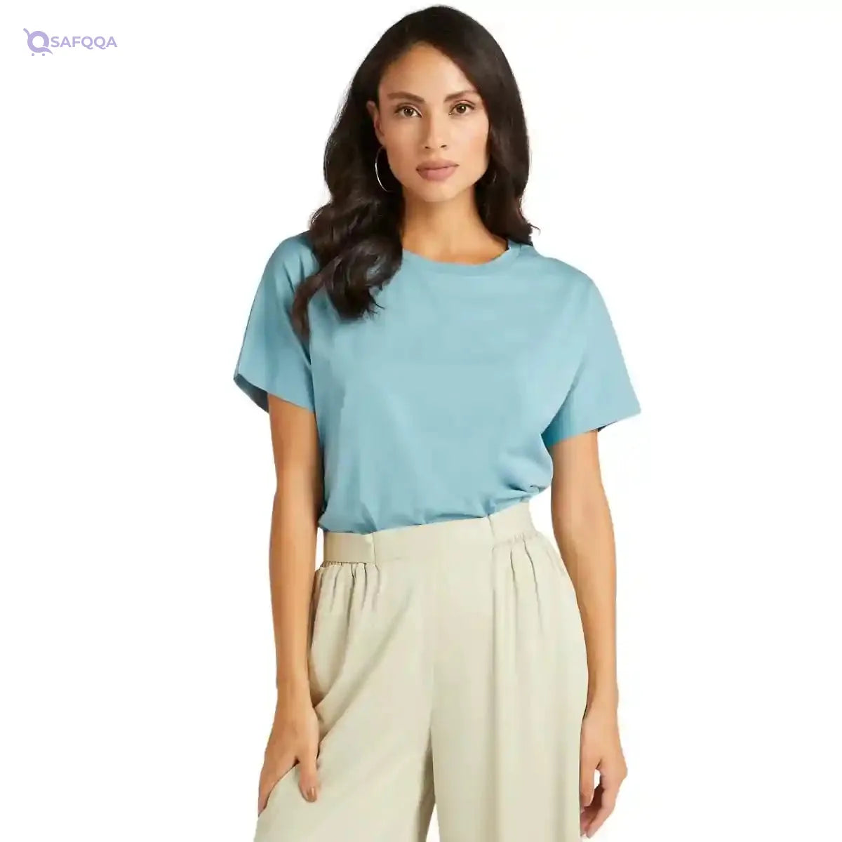 Splash Basic T-Shirts For Women Easy to mix and match with different outfits. - Safqqa Egypt