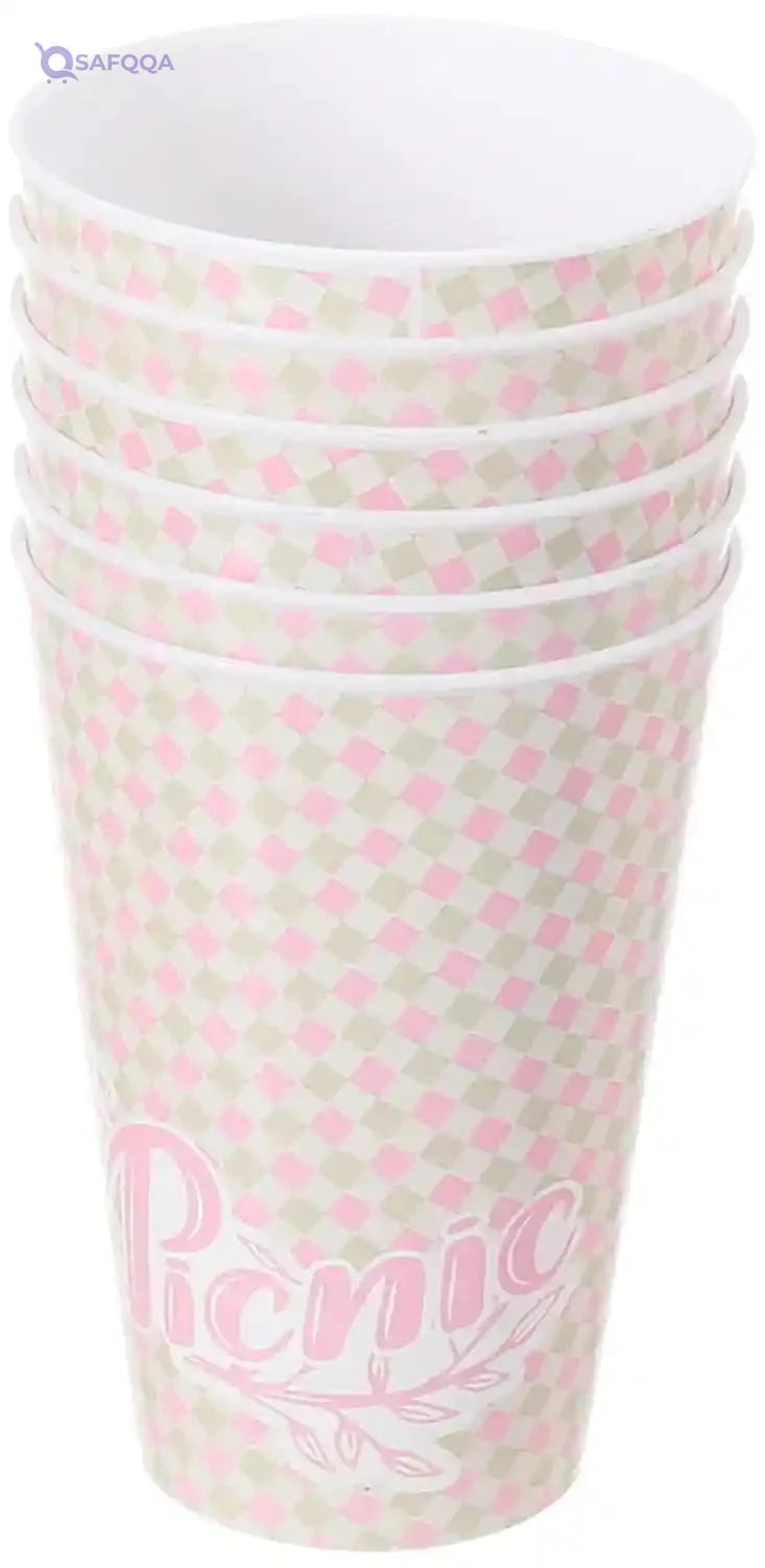 32-Piece Plastic Picnic Set with Storage Box - Safqqa