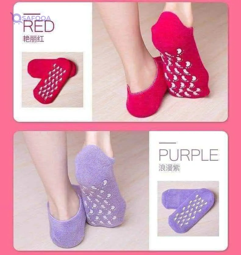 Eagle Shop - Silicone Socks For Cracked Feet, Super Soft, Gel - Safqqa Egypt