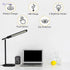LED Desk Lamp with Wireless Charger, Eye-Caring, USB Charging, Dimmable Table Lamp - Safqqa