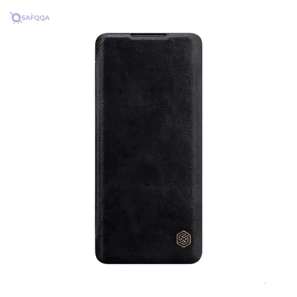 Nillkin Qin Leather Series Cover Case Designed For Huawei Honor 30 Pro/Honor 30 Pro Plus - Black - Safqqa Egypt