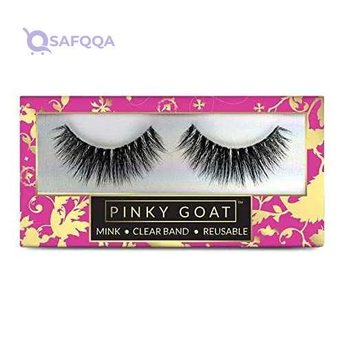 Pinky goat olfat 3d mink eye lashes, pack of 1 - Safqqa