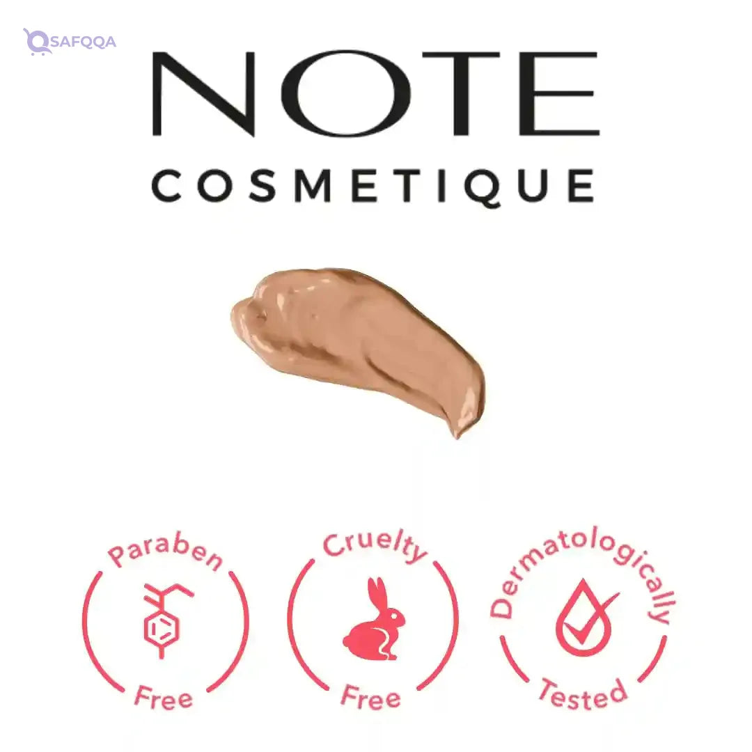Note Cosmetique Detox And Protect Foundation 07 Pump Apricot - Safqqa