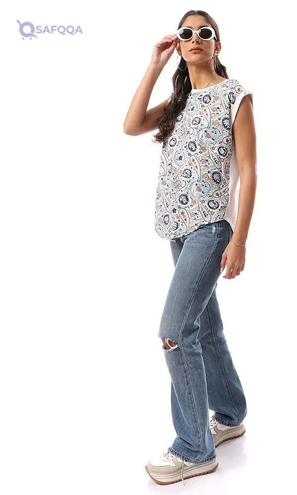Ravin Short Sleeve Blouse For Women,• Elegant style suitable for both casual and office settings. - Safqqa