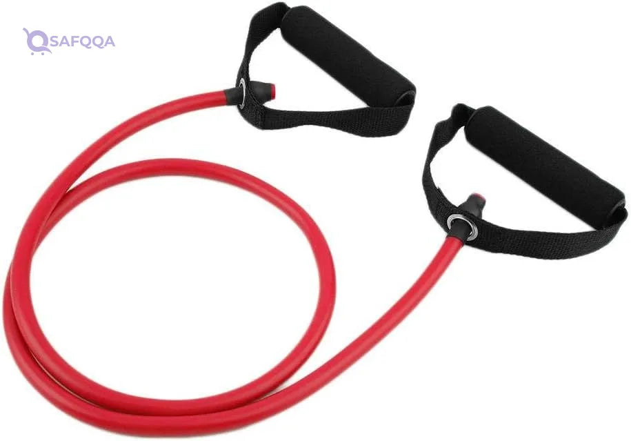 Fitness Exercise Resistance Bands Stretch Elastic Rope Workout Yoga Rally - Red - Safqqa