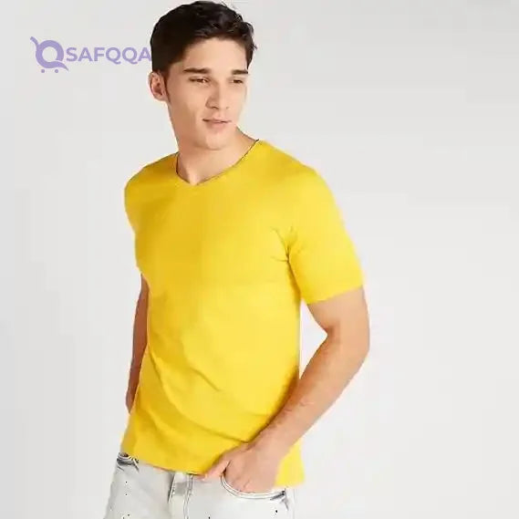 Splash mens 3517154 VNECK SOLID T-Shirt - Safqqa Egypt