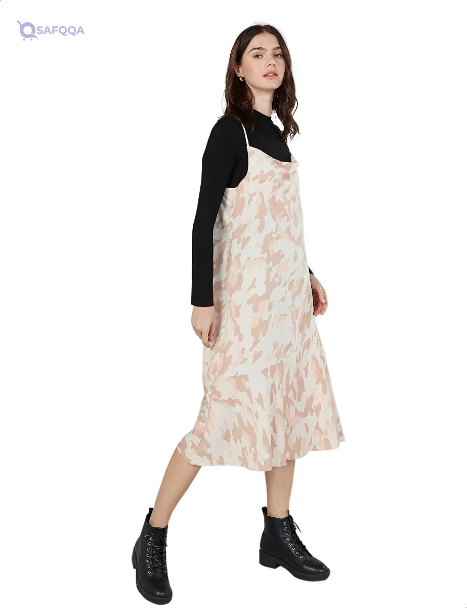Splash Dress for Women Soft and lightweight fabric - Safqqa