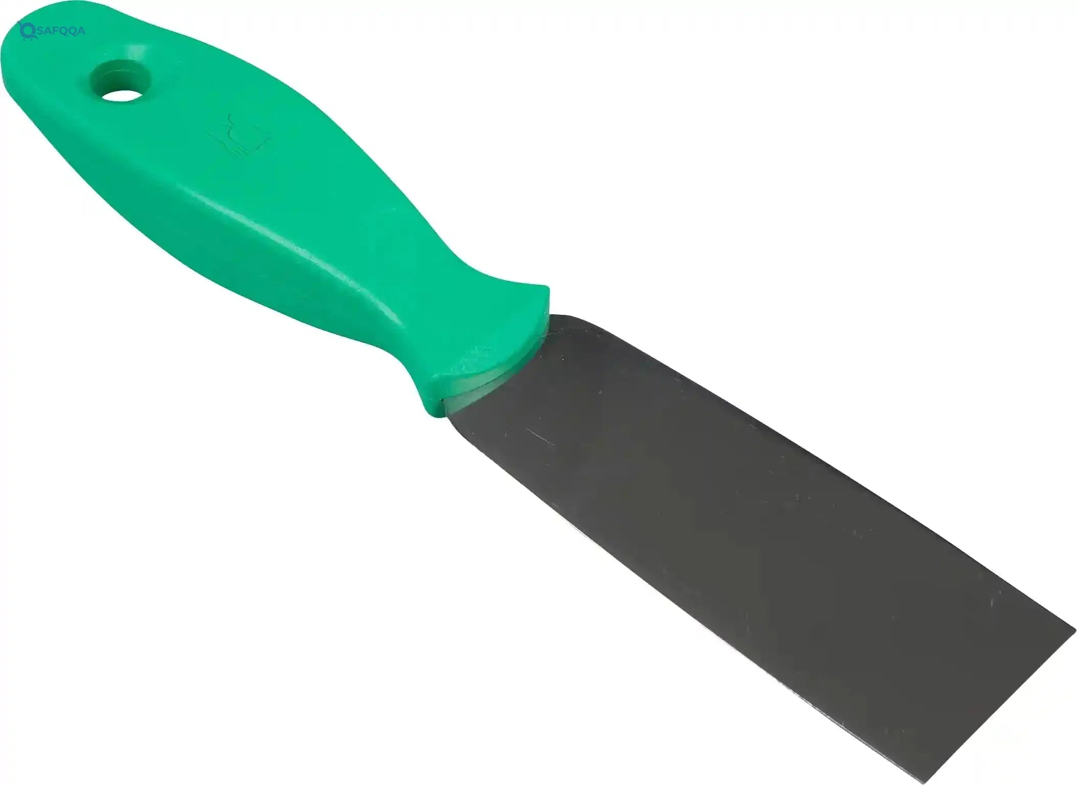 Maya Stainless Steel Spatula with Metal-Detectable PP Handle, X-Ray Visible, Green (40 x 240 mm) - Safqqa Egypt