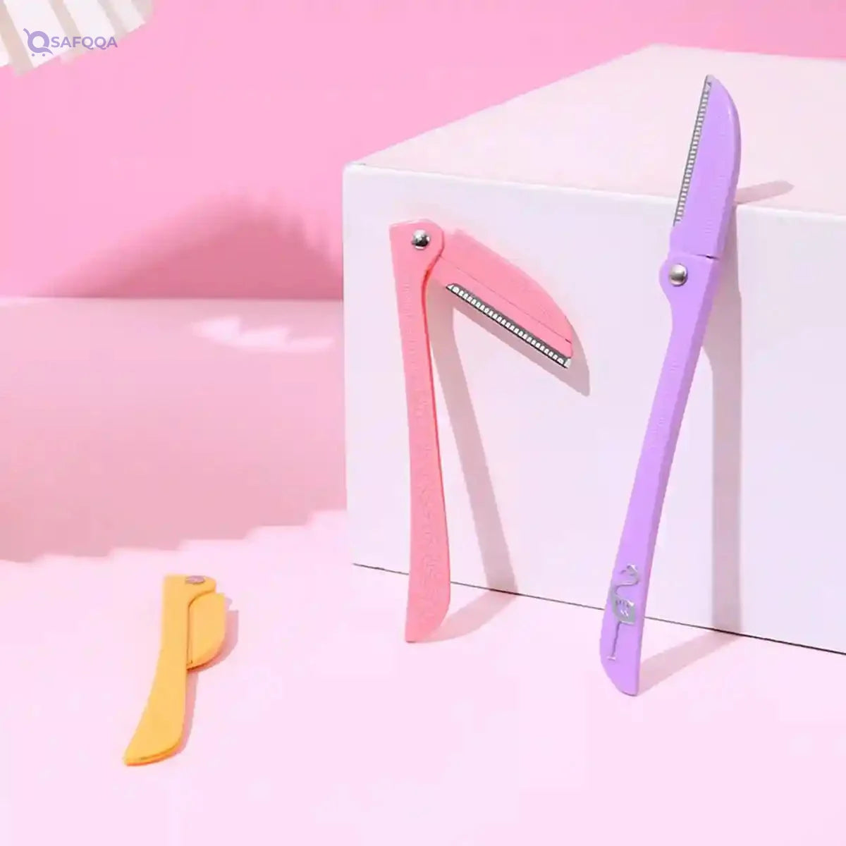ART LOOK 3-Piece Facial Touch-Up Razor Gentle & Precise - Safqqa