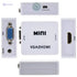 VGA to HDMI Adapter with Audio – Full HD 1080P Support - Safqqa
