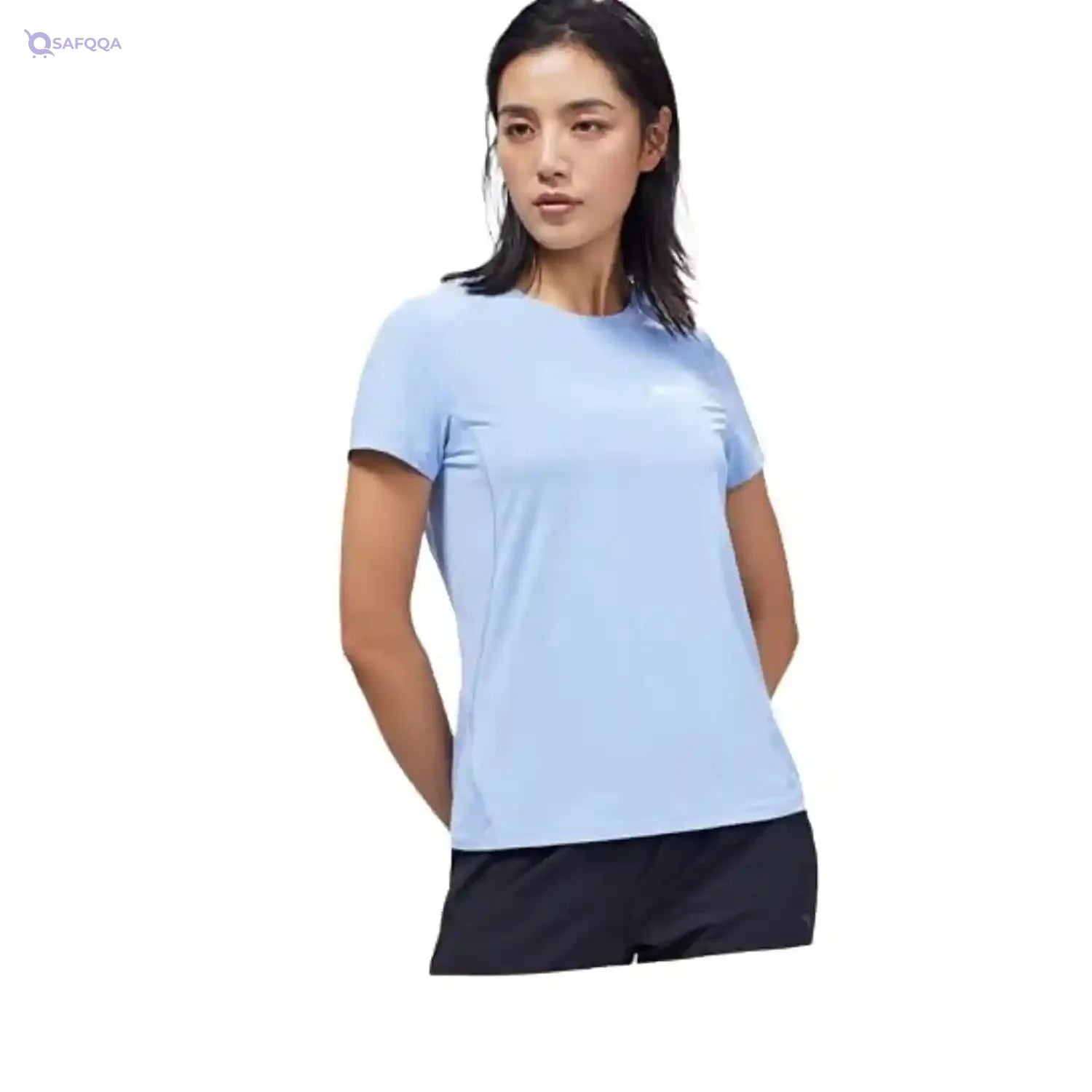 Anta Women's SS Performance Tee – Lightweight, Breathable & Stylish Activewear Top - Safqqa