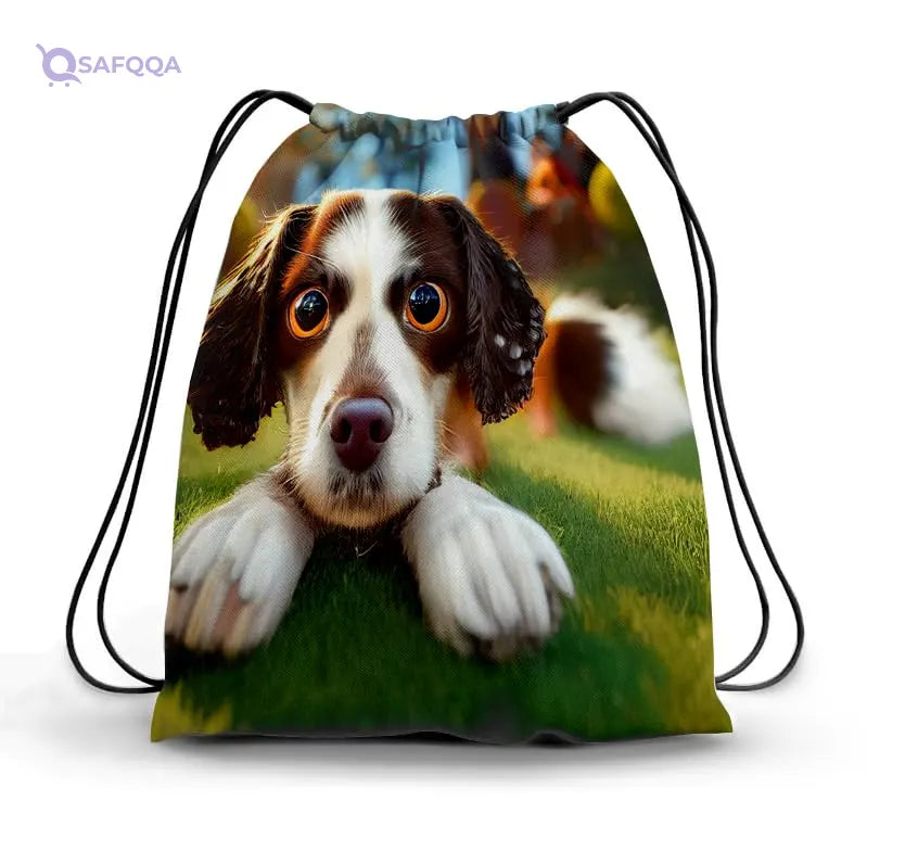TAT DRAWSTRING BAG - 973, MultiColor, Large - Safqqa