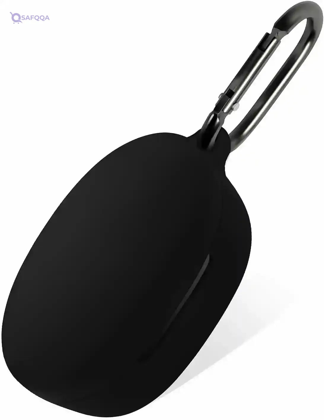Geiomoo Silicone Carrying Case Compatible with Anker Soundcore Life P2 Mini, Portable Scratch Shock Resistant Cover with Carabiner (Black) - Safqqa