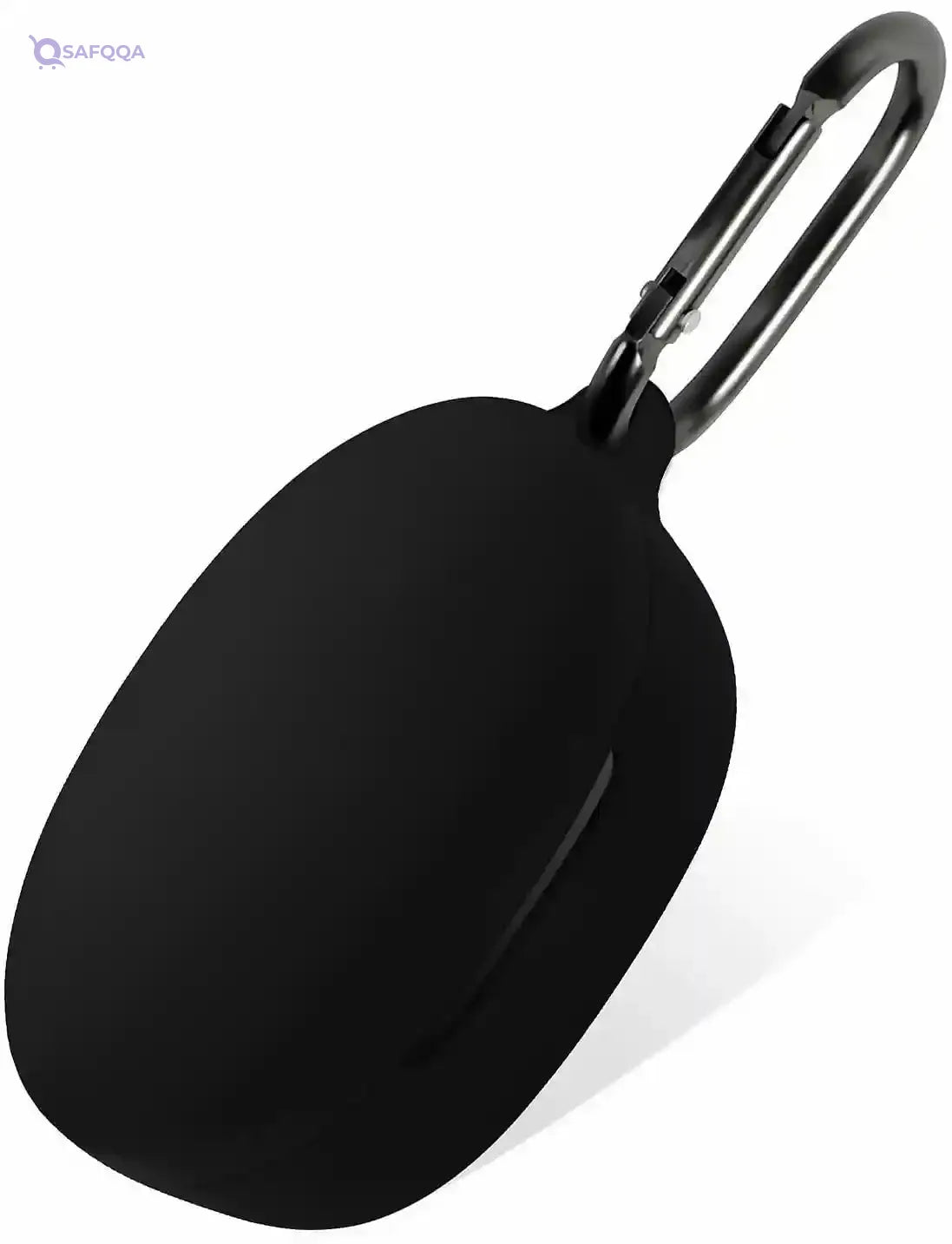 Geiomoo Silicone Carrying Case Compatible with Anker Soundcore Life P2 Mini, Portable Scratch Shock Resistant Cover with Carabiner (Black) - Safqqa