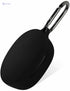 Geiomoo Silicone Carrying Case Compatible with Anker Soundcore Life P2 Mini, Portable Scratch Shock Resistant Cover with Carabiner (Black) - Safqqa