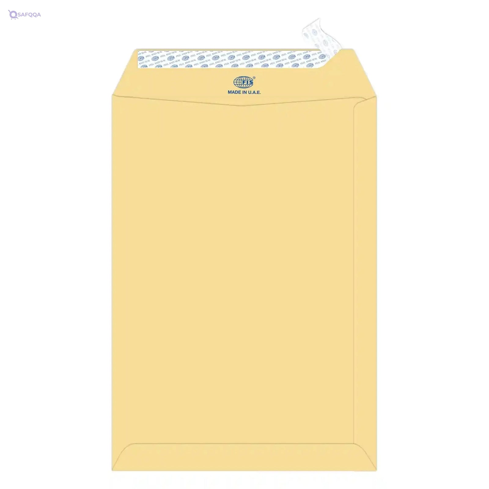 FIS  Peel and Seal Manila Envelopes 50-Pack, 9-Inch x 6-Inch Size - Safqqa