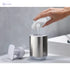 Joseph Joseph Presto Stainless-Steel Hygienic Easy-Push Soap Dispenser with Wide Pump - Safqqa