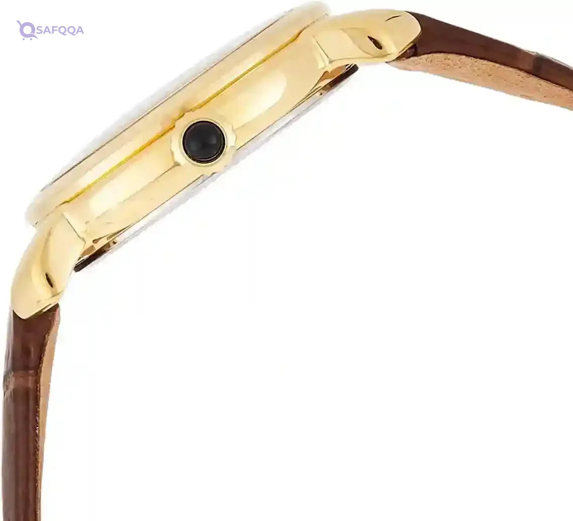 Seiko Classic White Dial Brown Leather Ladies Watch - SUR500P1 - Safqqa Egypt