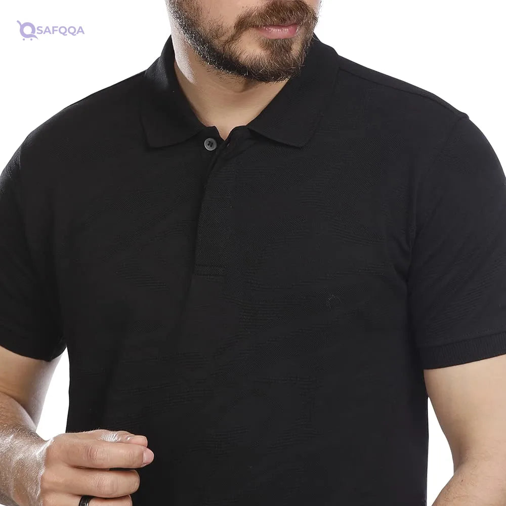 COUP Polo Basic T-Shirt For Men,Short sleeves for relaxed and versatile wear. - Safqqa