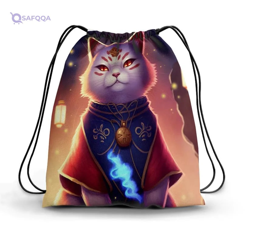 TAT DRAWSTRING BAG - 977, MultiColor, Large - Safqqa