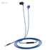 pTron Pride Lite HBE (High Bass Earphones) in Ear Wired Earphones with Mic, 10mm Powerful Driver for Stereo Audio, Noise Cancelling Headset with 1.2m Tangle-Free Cable & 3.5mm Aux - (Blue) - Safqqa Egypt