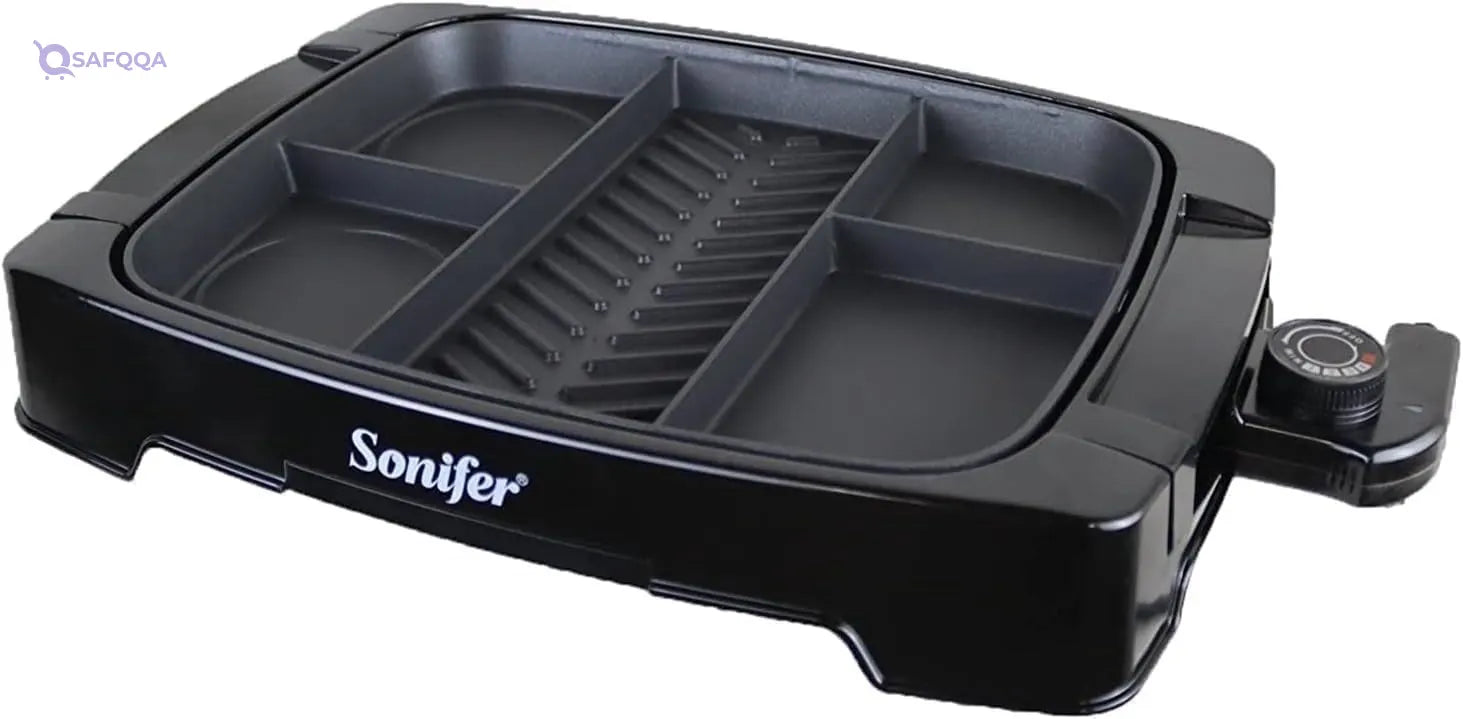 Sonifer SF-6074 1500W Electric Grill & Griddle - Safqqa