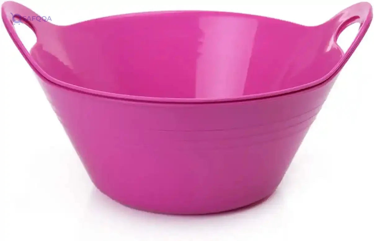 Mintra Home Plastic Bowls with Handles – 2.5 L Medium, 2 Pieces - Safqqa