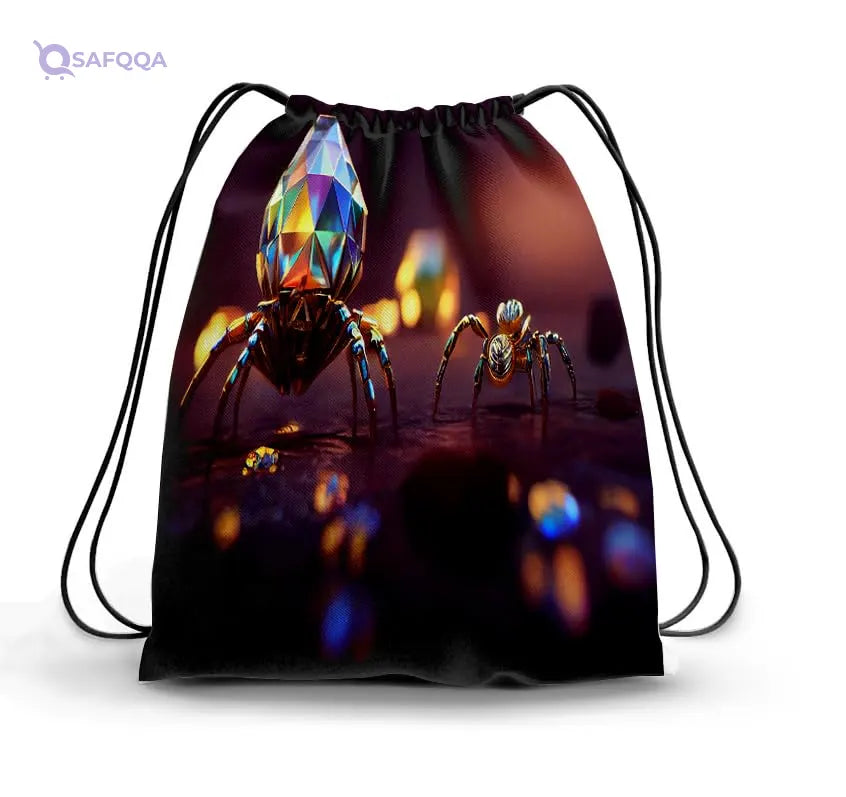 TAT DRAWSTRING BAG - 610, MultiColor, Large - Safqqa
